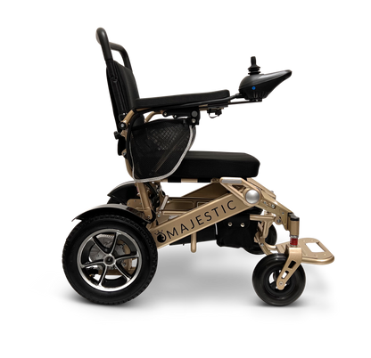 MAJESTIC IQ-7000 Auto Folding Remote Controlled Electric Wheelchair Bronze Standard