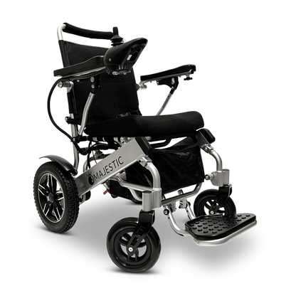 MAJESTIC IQ-8000 Remote Controlled Lightweight Electric Wheelchair Silver Standard