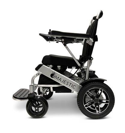 MAJESTIC IQ-8000 Remote Controlled Lightweight Electric Wheelchair Silver Standard