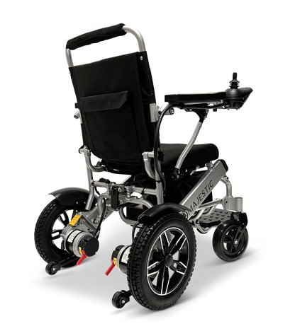 MAJESTIC IQ-8000 Remote Controlled Lightweight Electric Wheelchair Silver Standard