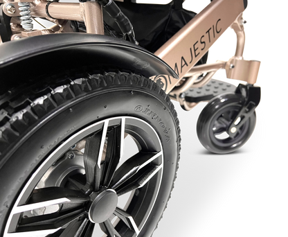 MAJESTIC IQ-8000 Remote Controlled Lightweight Electric Wheelchair Bronze Standard
